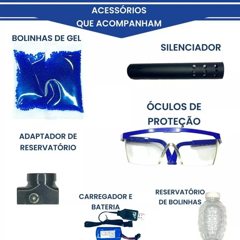 Fusil Eléctrico de Bolas de Hidrogel - M4A1 - Image 2